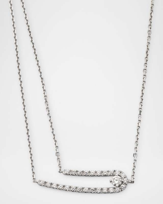 18K White Gold Anima Diamond Necklace